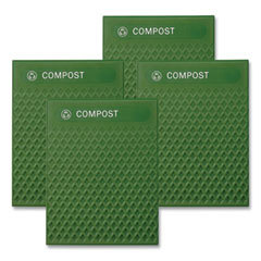Medium Prelabeled Compost Waste Panels for Tailor and Landmark Series Containers, 20.72